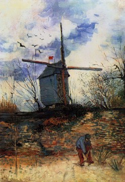 Moulin de la Galette Vincent van Gogh Oil Paintings